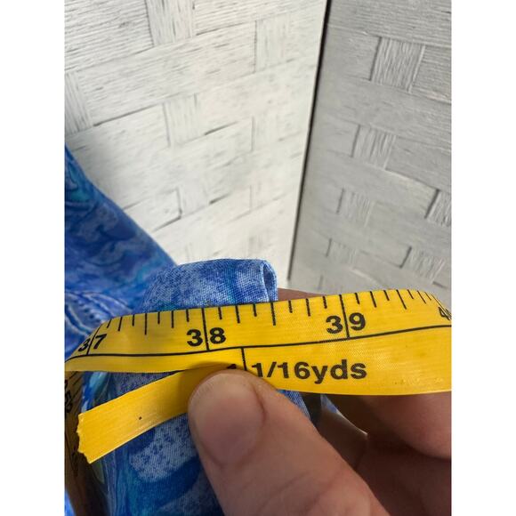 Rabbit Pesigns sundress fitted sleeveless blue nautical coastal print Borgella - Picture 10 of 11